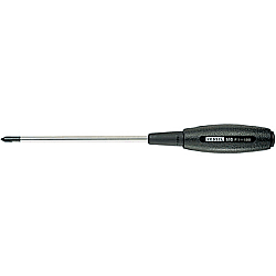 Screwdriver With Cushioned Grip (Thin-Shaft Type), No. 610 (6101100)