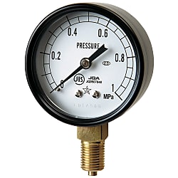 General Purpose Pressure Gauge (A Frame Vertical Type / Diameter ø60) (AT1/4X60X0.16MPA)