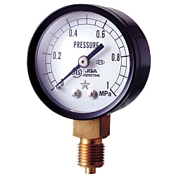 Compact Pressure Gauge (A-Frame Stand Type, ø50), Application: Constant Pressure Measurement of Gas or Liquid (S-11-0MP)
