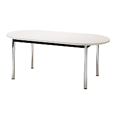 โต๊ะประชุม แบบไม่มีชั้นด้านล่าง, สีผิวด้านบนโต๊ะ สีขาว/ไม้ (TC-1812-RO)