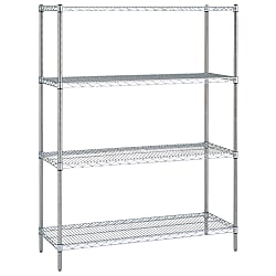 Stainless Steel Erector Shelf, Single Type (640, 613 mm Depth) (SMS1220-PS1590-4)