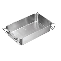 18-8 School Lunch Tray with Stopper, Portable Type (S02200006001)