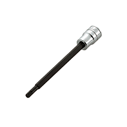 Long Hex Bit Socket (9.5 mm Insertion Angle, Inch Size) (BT3-7/32L)