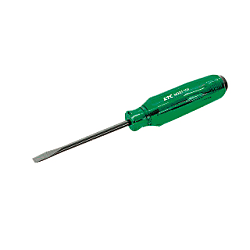 Resin handle screwdriver (minus/cross penetrating, magnet included) (MDD1-75)