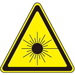 Laser warning label laser A (small) 