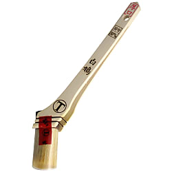 Shirohato Hockey Stick Brush for Synthetic Resin Paint, White Brush, Thick (101545-0025)