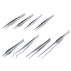 Tweezers made from Stainless Steel/Titanium Total Length (mm) 125–190 (1-9749-39)