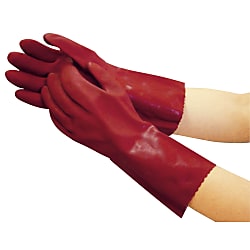 [ทนน้ำมัน] ถุงมือยาง PVC (632-M)