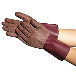 Natural Rubber Gloves Towaron Long Type (with fabric lining) (152-M)