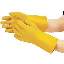 Natural Rubber Gloves Towaron Hard 3 (with fabric lining) (171-M)