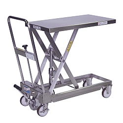 Hand-operated Lift Table Caddy, Stainless Steel Type (LT-H250-8SU)