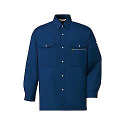 Anti-Bacterial Odor Blocking Long-Sleeve Shirt (Navy, Green, Yellow, Blue) (606-070-S)
