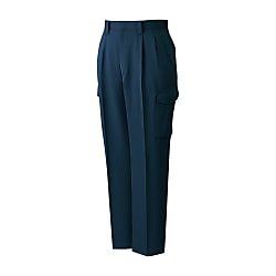 Double-Pleated Cargo Pants (for Autumn and Winter / Unisex / Dark Blue, Gray, Green / Anti-Static) 