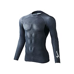 Low-Neck Long-Sleeve (Heat, Stretch, Deodorant, Anti-Bacterial) [For Autumn and Winter] 