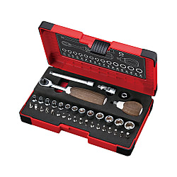 Socket Wrench Set, Wood-Compo (162001)