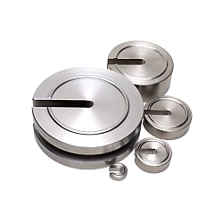 Slotted-Type Loose Weights, Stainless Steel, M1 Class (10G-MASU-SUS-M1)