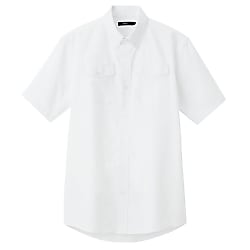 AZ-7878 Men's Short-Sleeve Oxford Button Down Shirt (With Dual Pocket Flaps) (7878-001-M)