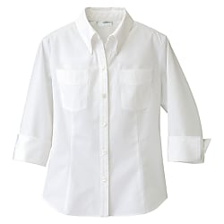 AZ-861204 Ladies' Three-Quarter Sleeve Button Down Shirt (861204-001-4L)
