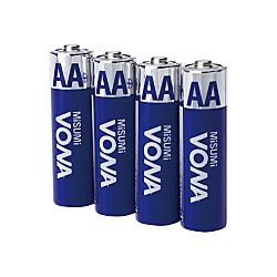 MISUMI Alkaline Battery, AA (DECHA-3-20P-B3G4)