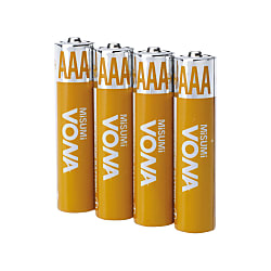 MISUMI Alkaline Battery, AAA (DECHA-4-20P)