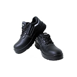 [ใหม่] รองเท้าเซฟตี้ - หนังคลาสสิก สีดำ (ป้องกันไฟฟ้าสถิต) (MSHOE-S1-37)