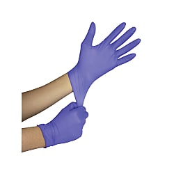 Disposable Nitrile Rubber Gloves, Powder Free, 3.5 g (3.2.-/pair) (GNGMB3.5-M-PACK5)