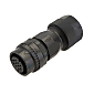 CM10 Series - (D) Type, Single Action Lock-Type, Compact, Waterproof Connectors