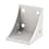Tabbed Reversal Bracket - For 2 Slots - For 6 Series (Slot Width 8 mm) Aluminum Frame, 8 Mounting Holes Type