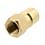 SP Cupla, Type A, Brass, FKM Plug (for Attaching Male Thread)