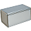 กล่องสวิตช์มาตรฐานอะลูมิเนียมยูนิตเดี่ยว W80 × H70