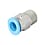 Quick-Connect Fitting Stainless Steel KQ2-G Series Half Union KQ2H-G