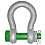Green pin shackle (straight type/O-shaped)
