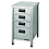 Stainless Steel Storage Cabinet Vertical Drawer-Attached Depth 600 mm Type