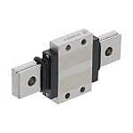 ES Miniature Linear Guides - Wide Rails - Wide Standard Blocks (Light Preload / Slight Clearance) [RoHS Compliant]