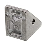Tabbed Brackets - For 1 Slot - For 6 Series (Slot Width 8mm) Aluminum Frames - Brackets with Slotted Hole on One Side