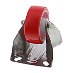 Casters - Medium Load - Wheel Material: Urethane - Fixed Type