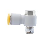 One-Touch Fittings Swivel Male Elbow, Hex Flat