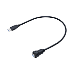 USB 3.0 (2.0 Compatible) Adapters with Cable, IP65 Panel Mounting