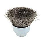 SUS304 Stainless Steel Cup Brush, Mounting Part: Screw