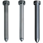 Carbide Straight Pilot Punches -Tip R Type- Normal, Lapping, TiCN Coating