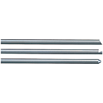 Straight Ejector Pins With Tip Processed -Die Steel SKD61/4mm Head/L Dimension Designation Type-