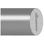 Straight Ejector Pins With Engraving -High Speed Steel SKH51/4mm Head/Convex Character Type-