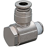 Quick-Fitting Joints For Mold Cooling -Integrated Plugs・Sockets/(Heat-Resistant 99degree Series)/L-Shaped Joints-