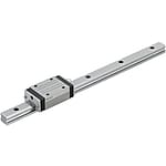 Linear Guides for Heavy Load - Dust Resistant - With Double Seals / Metal Scrapers, Normal Clearance