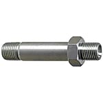 Fitting for Hydraulic Pressure / Water Pressure, Long Straight Type, Male Thread for Both PT / PF, -Long Straight / Female-