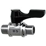 Small Ball Valve Straight Type PT Male / PF Male