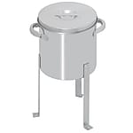 Sanitary Items/Open Lid Kettle with Selectable Spigot Shape