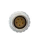 Environment-resistant Connector (LEB Series: Heat and Vacuum Resistant) Straight Plug