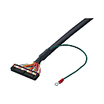 Mitsubishi FX Series-compatible PLC Cable (with Hirose Electric Connectors)