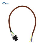 CC-Link- สายไฟ รองรับการใช้งาน กับ คอนเนคเตอร์ ระบบสวมเร็วแบบวันทัช (One-touch)